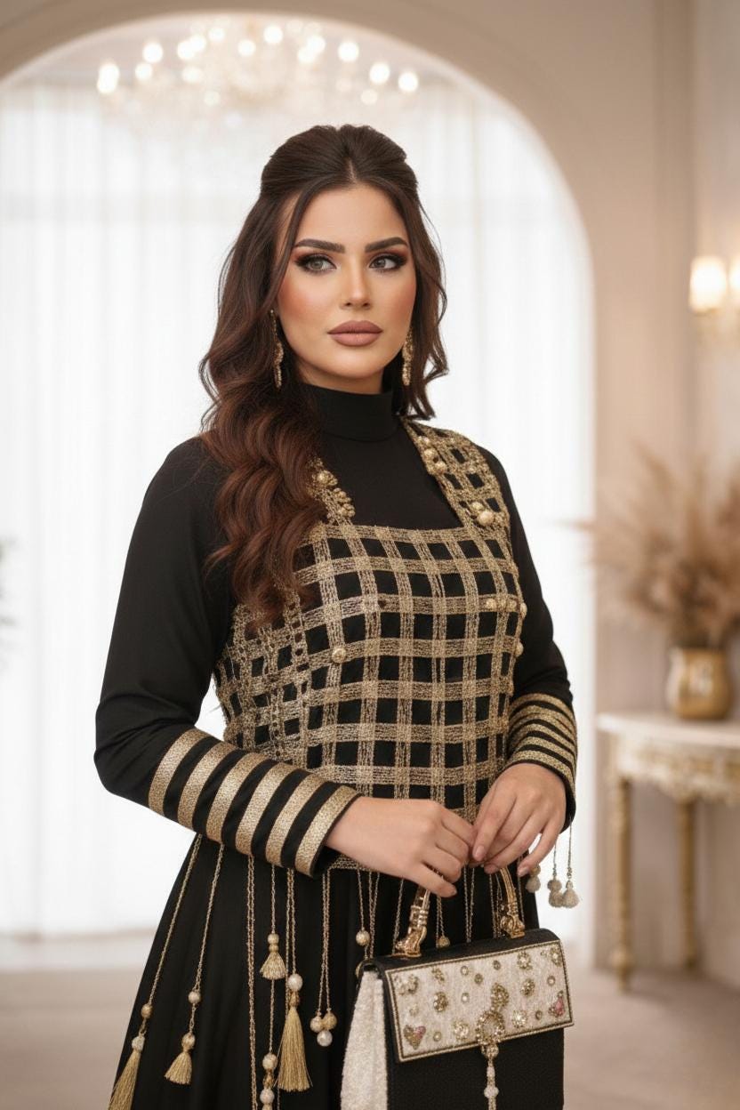 Designer Black Rangoli Silk Anarkali Gown with Mirror Work Koti | Designer Ethnic Women Set